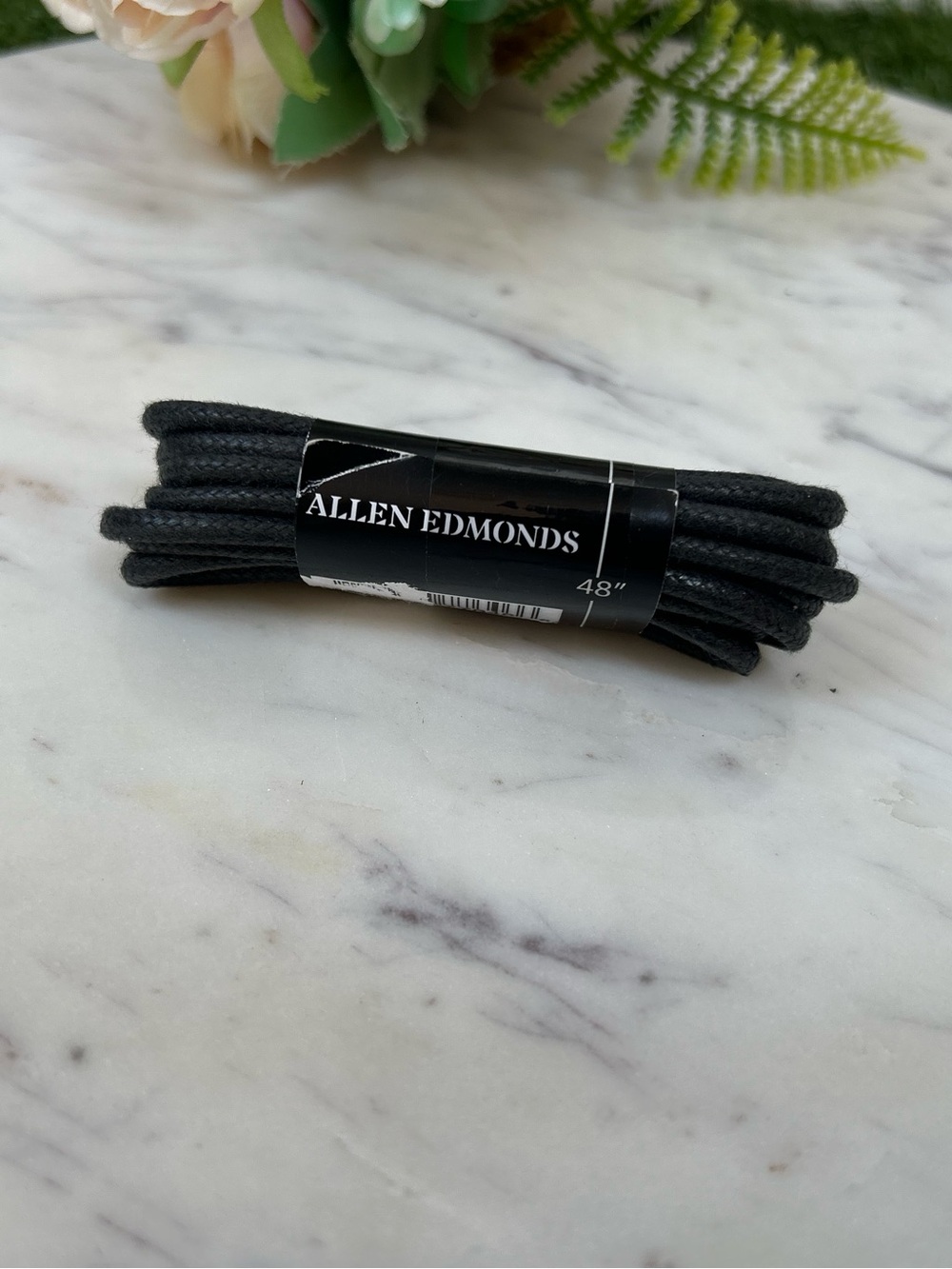 Allen Edmonds Black Round Dress Shoelaces 48 “ New